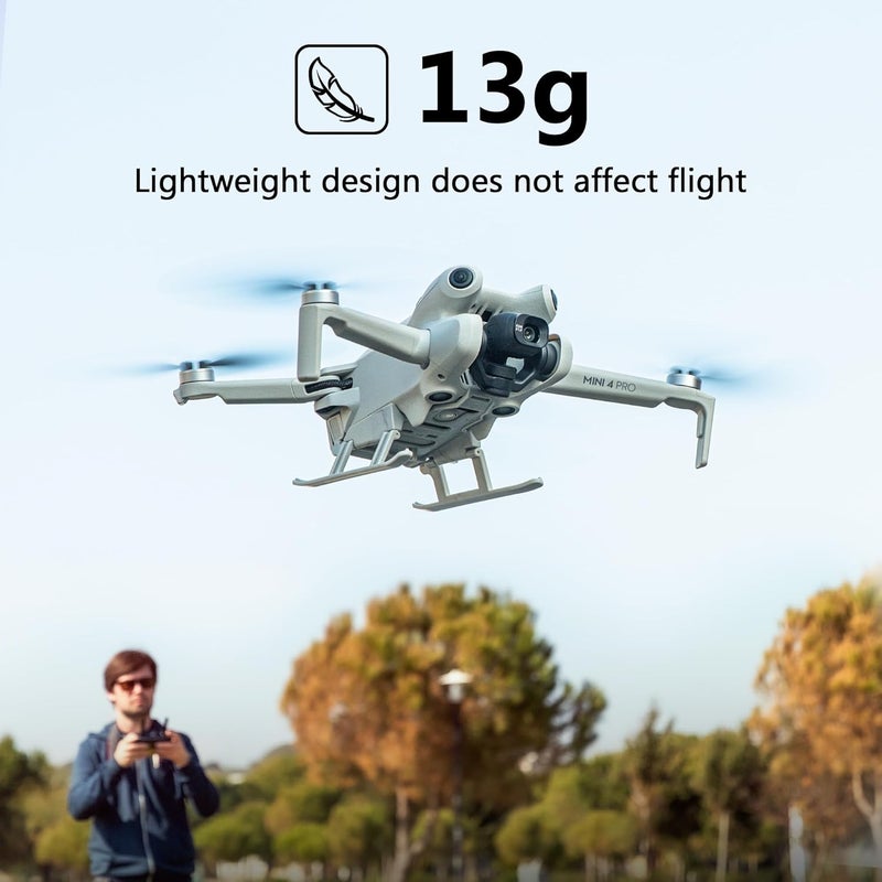 STARTRC جهاز هبوط ميني 4 برو لطائرة DJI ميني 4 برو، واقي أرجل الهبوط القابلة للطي الممتدة - Image 4